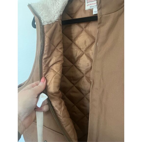 WP WEATHERPROOF Men's Sherpa Collar Full-Zip Workwear Vest NEW NWT - Picture 2 of 5